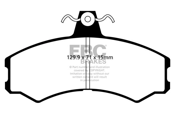 Brake Pad Set, disc brake (DP425/2)