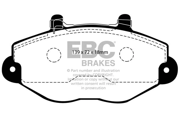 Brake Pad Set, disc brake (DP920/2)