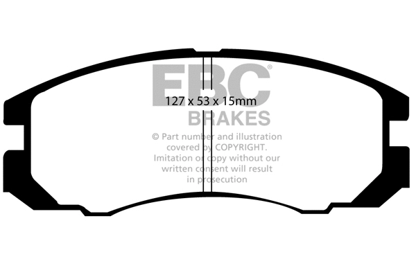 Brake Pad Set, disc brake (DP847)