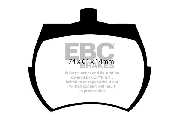 Brake Pad Set, disc brake (DP127)