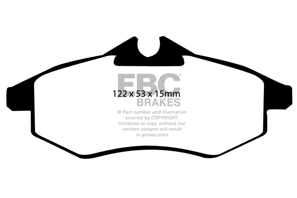 Brake Pad Set, disc brake (DP1434)