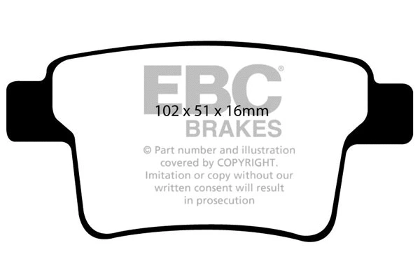 Brake Pad Set, disc brake (DP21731)