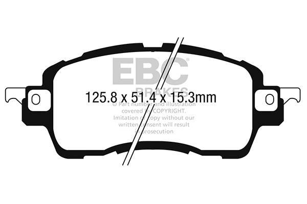 Brake Pad Set, disc brake (DPX2275)