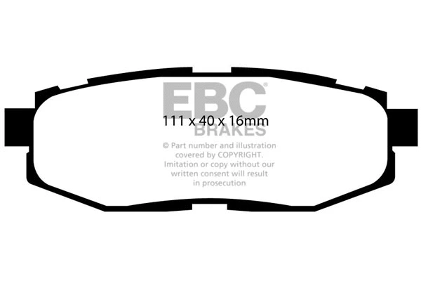 Brake Pad Set, disc brake (DP51758NDX)