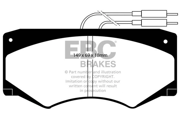 Brake Pad Set, disc brake (DP720)