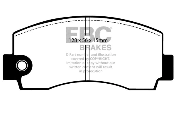 Brake Pad Set, disc brake (DP320)