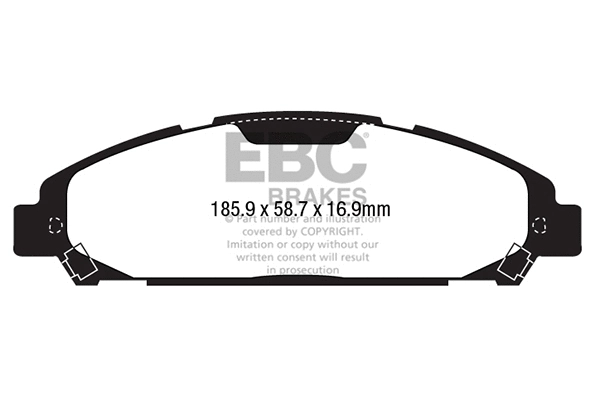 Brake Pad Set, disc brake (DP33039C)