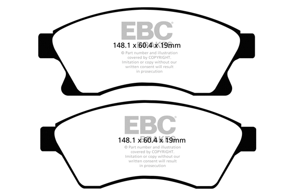 Brake Pad Set, disc brake (DP42065R)