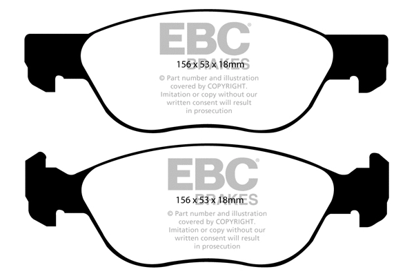 Brake Pad Set, disc brake (DP1530)