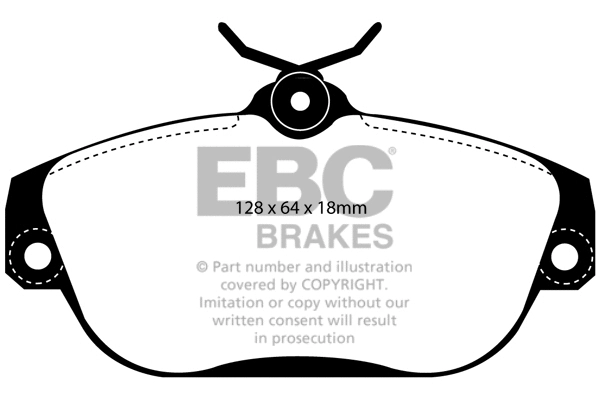 Brake Pad Set, disc brake (DP1095)