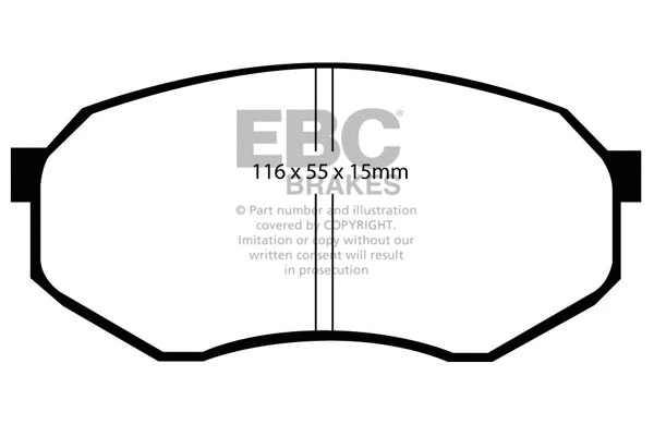 Brake Pad Set, disc brake (DP730)