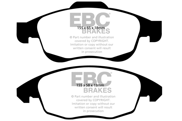 Brake Pad Set, disc brake (DP1959)