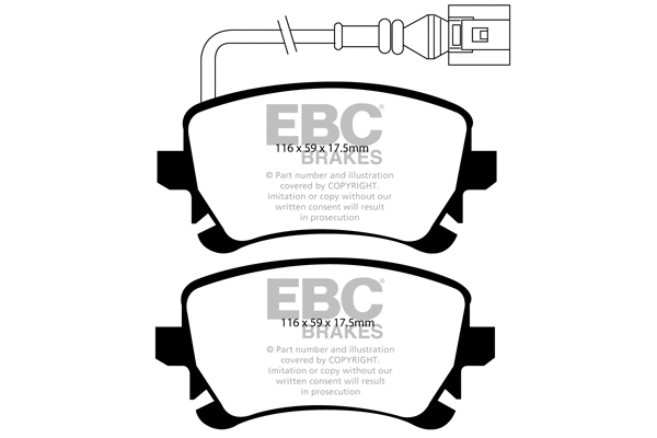 Brake Pad Set, disc brake (DP1534)