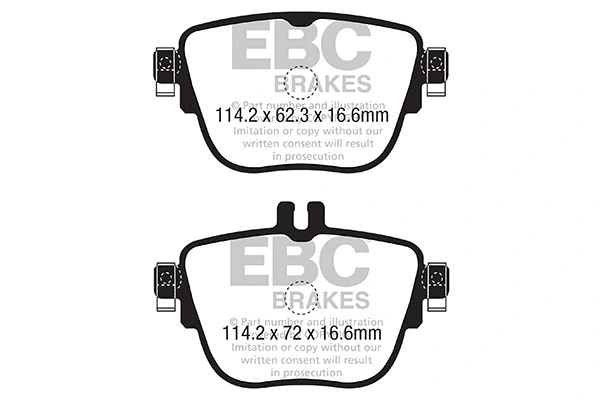 Brake Pad Set, disc brake (DP22337)