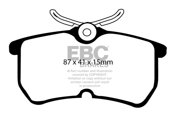 Brake Pad Set, disc brake (DP1218)