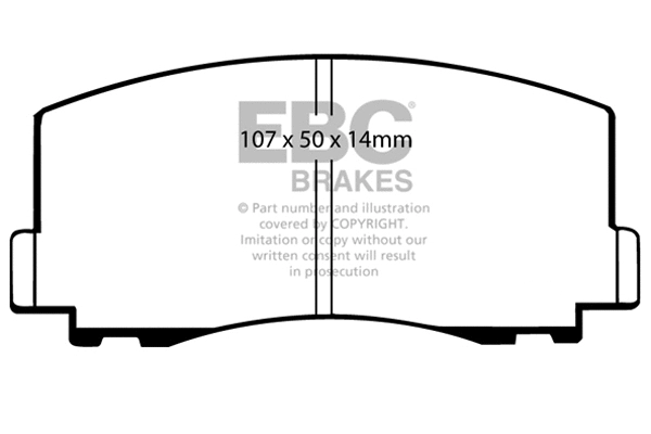Brake Pad Set, disc brake (DP460)