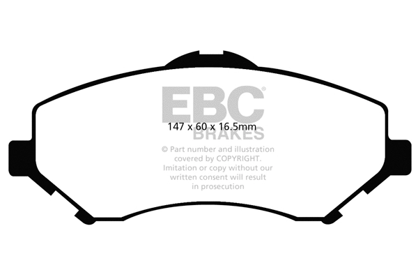 Brake Pad Set, disc brake (DP41798R)