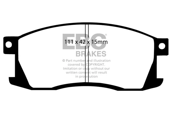Brake Pad Set, disc brake (DP344)