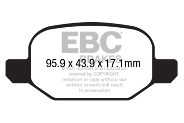 Brake Pad Set, disc brake (DP22213)