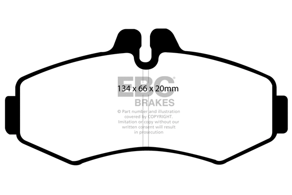 Brake Pad Set, disc brake (DP1292)