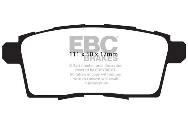 Brake Pad Set, disc brake (DP1795)