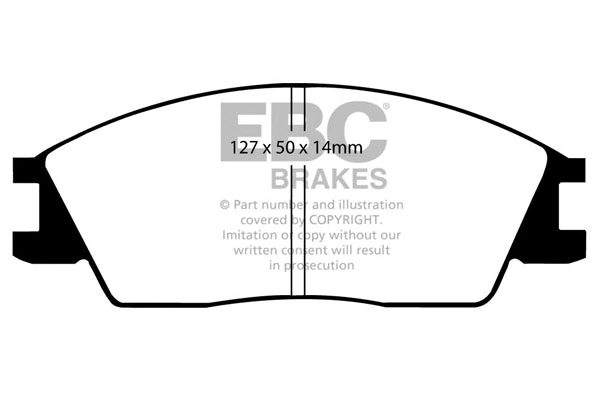 Brake Pad Set, disc brake (DP556)