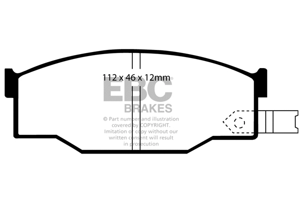 Brake Pad Set, disc brake (DP531)
