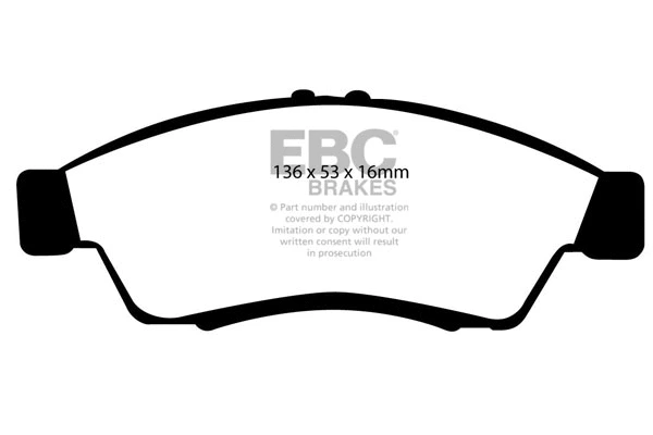 Brake Pad Set, disc brake (DP1390)