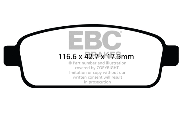 Brake Pad Set, disc brake (DP22066)