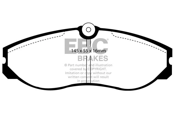 Brake Pad Set, disc brake (DP6947)