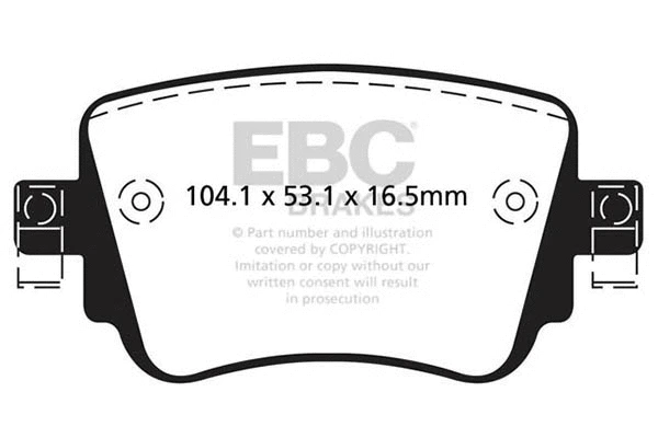 Brake Pad Set, disc brake (DP62201)