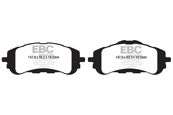 Brake Pad Set, disc brake (DP22200)