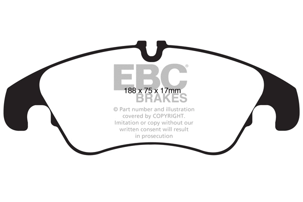 Brake Pad Set, disc brake (DP32022C)