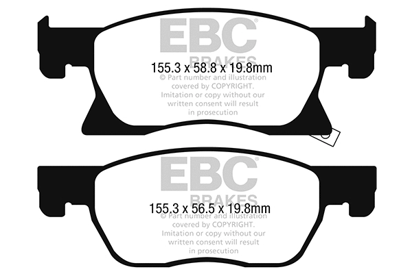 Brake Pad Set, disc brake (DP22266)