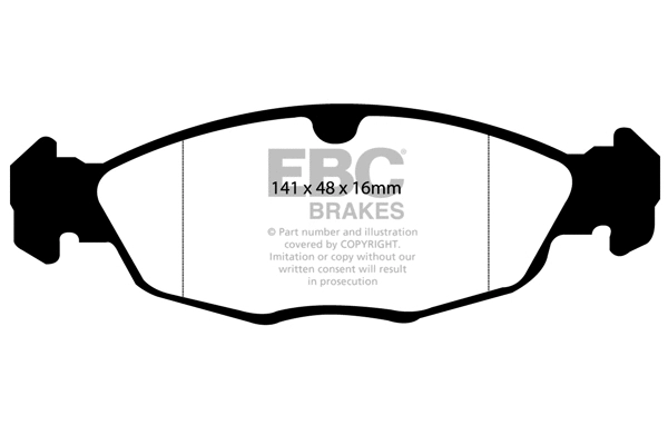 Brake Pad Set, disc brake (DP2940)
