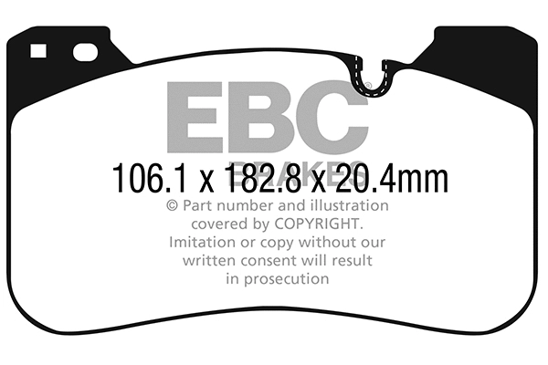 Brake Pad Set, disc brake (DP32331C)
