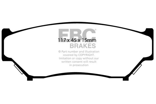 Brake Pad Set, disc brake (DP6979)