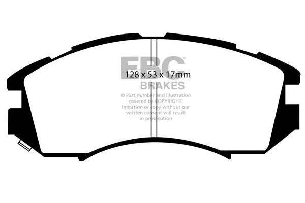 Brake Pad Set, disc brake (DP2819)