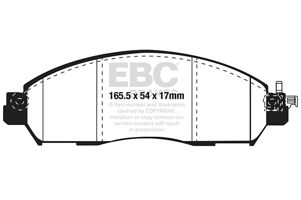 Brake Pad Set, disc brake (DPX2310)