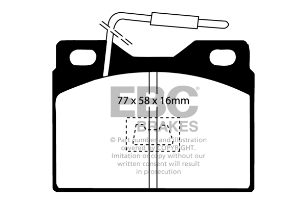 Brake Pad Set, disc brake (DP220/9)