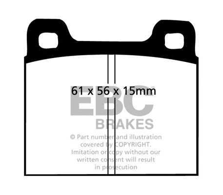 Brake Pad Set, disc brake (DP104)