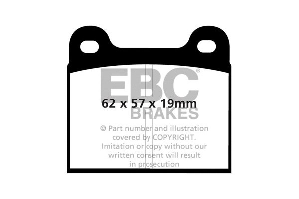 Brake Pad Set, disc brake (DP185)