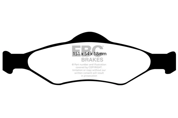 Brake Pad Set, disc brake (DP1300)