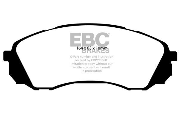 Brake Pad Set, disc brake (DP1953)