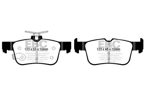 Brake Pad Set, disc brake (DP22300)