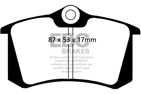 Brake Pad Set, disc brake (DP1230)