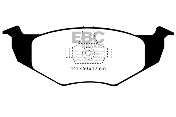 Brake Pad Set, disc brake (DP1064)