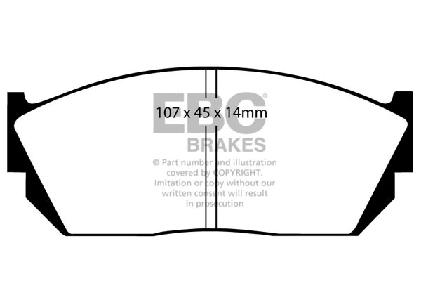 Brake Pad Set, disc brake (DP432)
