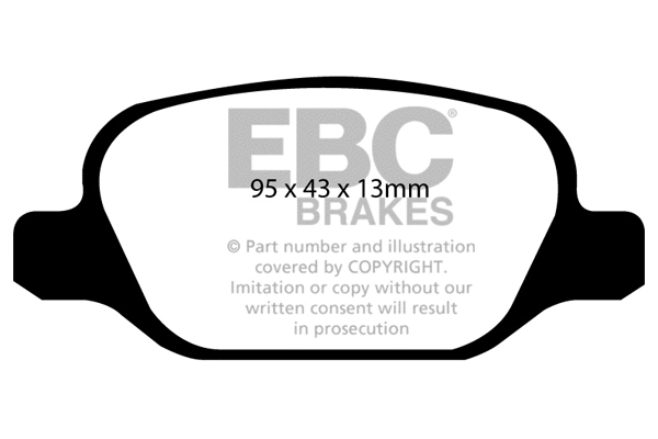Brake Pad Set, disc brake (DP1338)