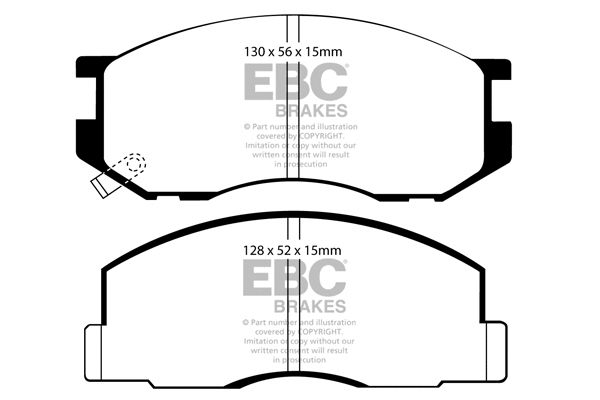 Brake Pad Set, disc brake (DP747)
